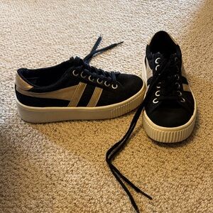 Gola Black and Gold Women's Sneakers